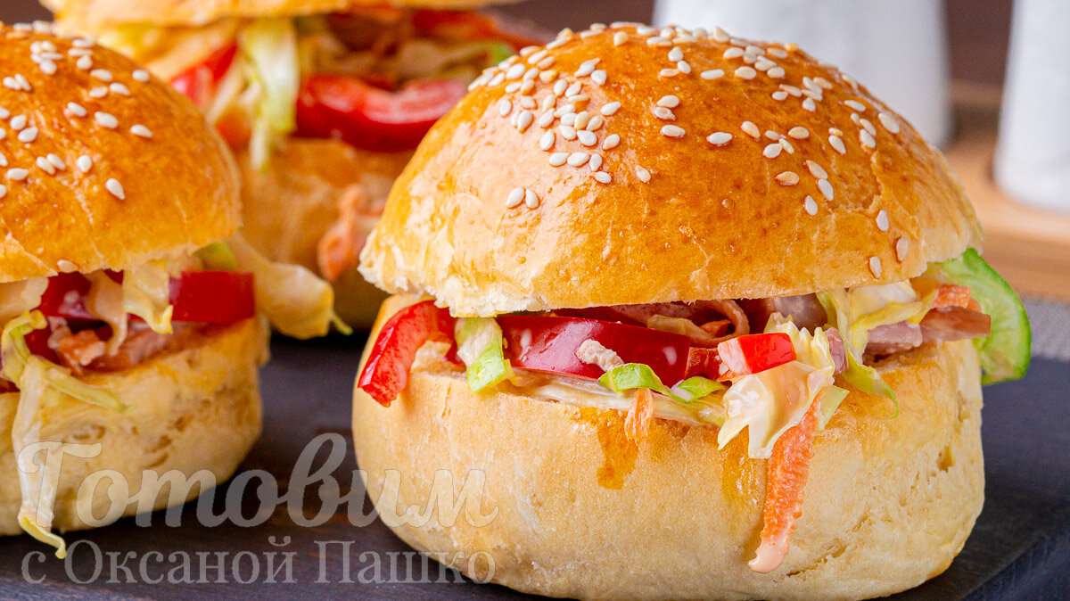 Вкус до неба: быстрые домашние бургеры для всей семьи