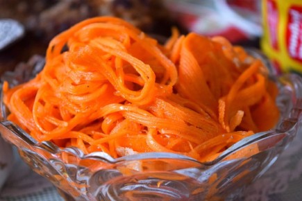 Морковь по-корейски: Пикантная закуска на зиму