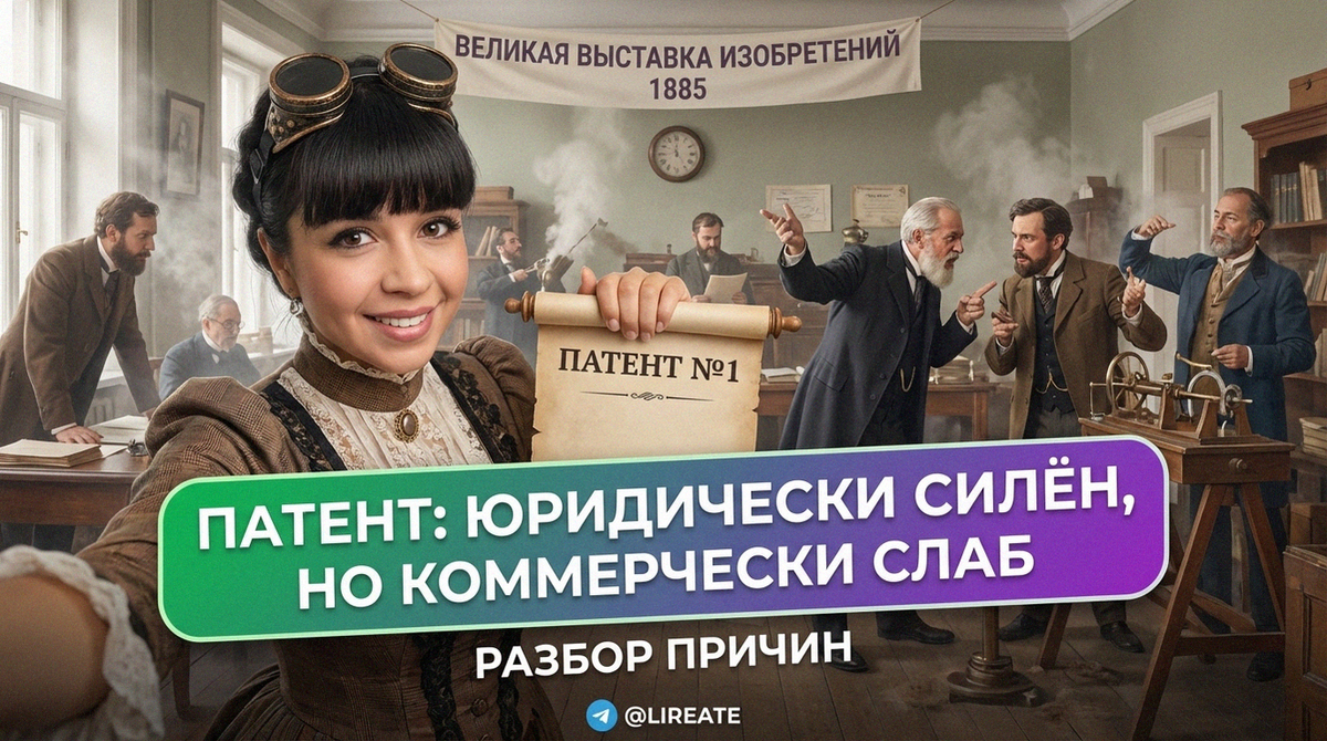 Юридическая мощь патента: почему он может быть не эффективен на рынке?