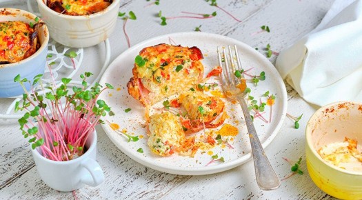 Вкусные беконные чашечки с яйцом для каждого завтрака