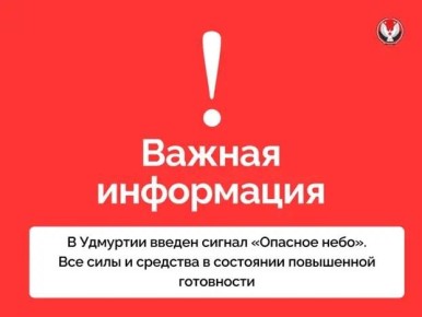 Александр Бречалов: Внимание! Введен сигнал «Опасное небо»