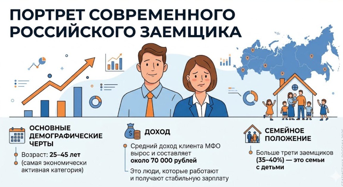 Портрет заемщика — 2026. Образ современного заемщика радикально изменился