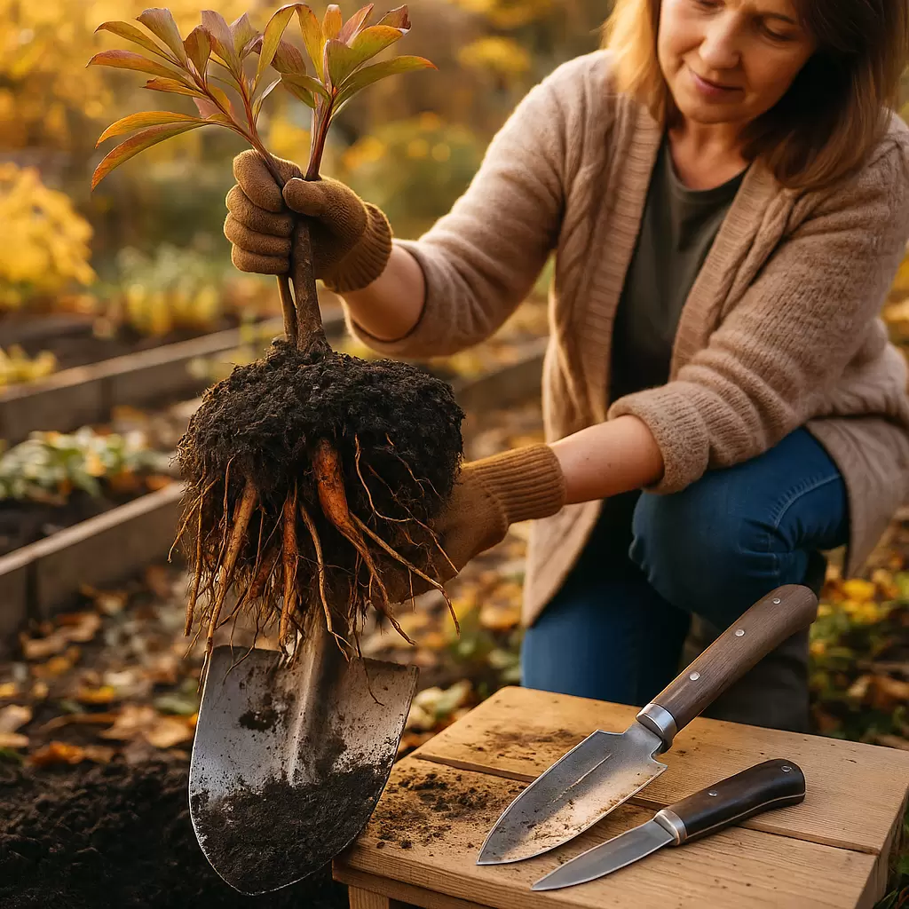 Секреты успешной пересадки пионов в сентябре: советы и хитрости