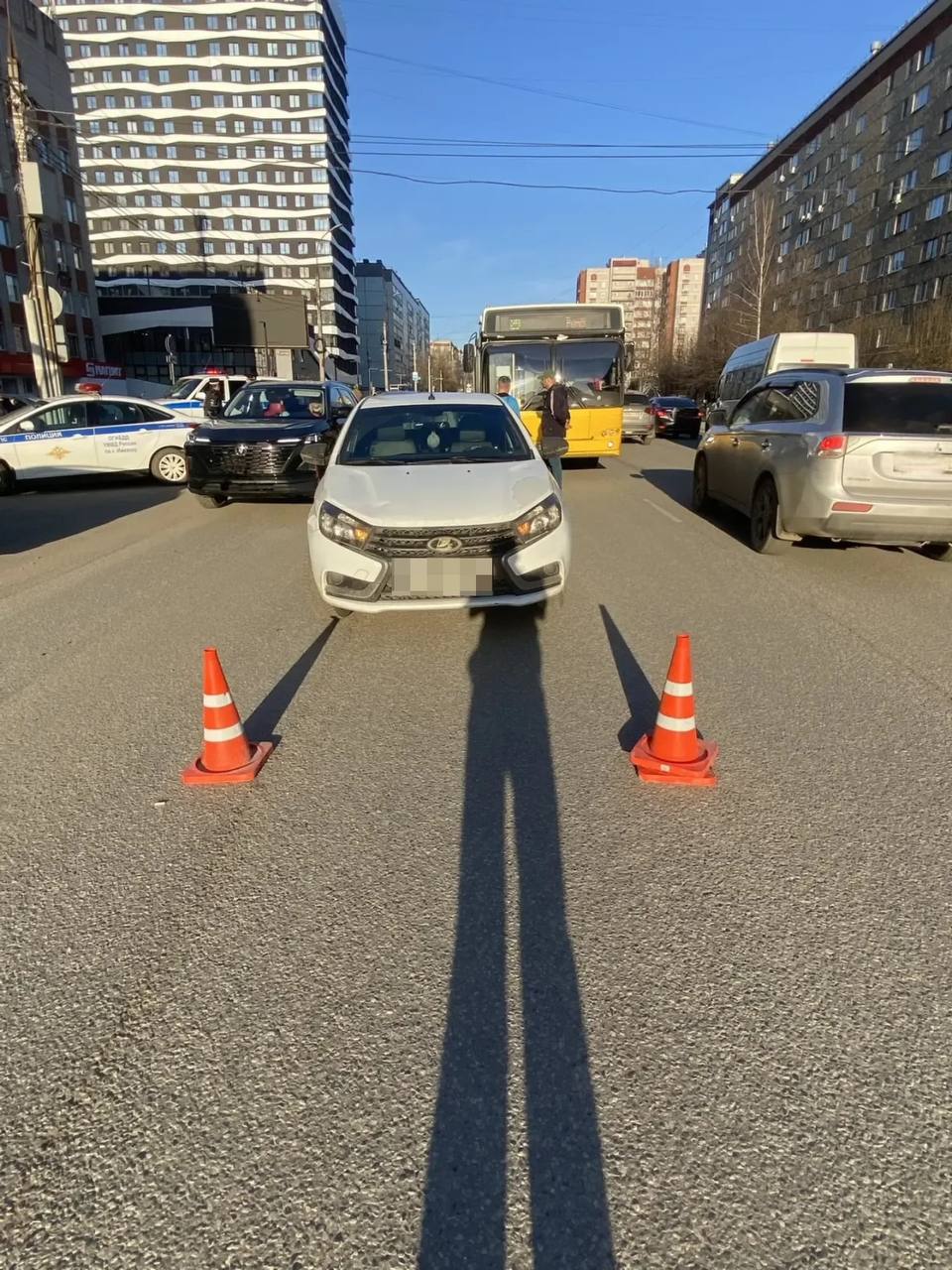 Два ДТП на одном и том же месте в городе Ижевске Два ДТП на одном и том же месте в городе Ижевске