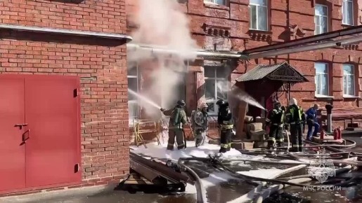В Удмуртии едва не сгорел ликероводочный завод