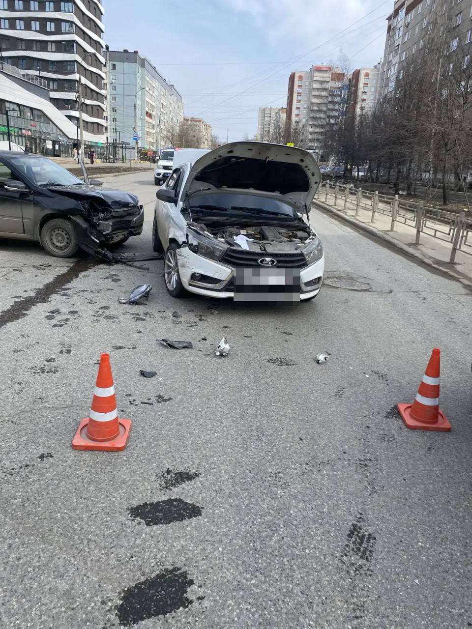 Два ДТП на одном и том же месте в городе Ижевске