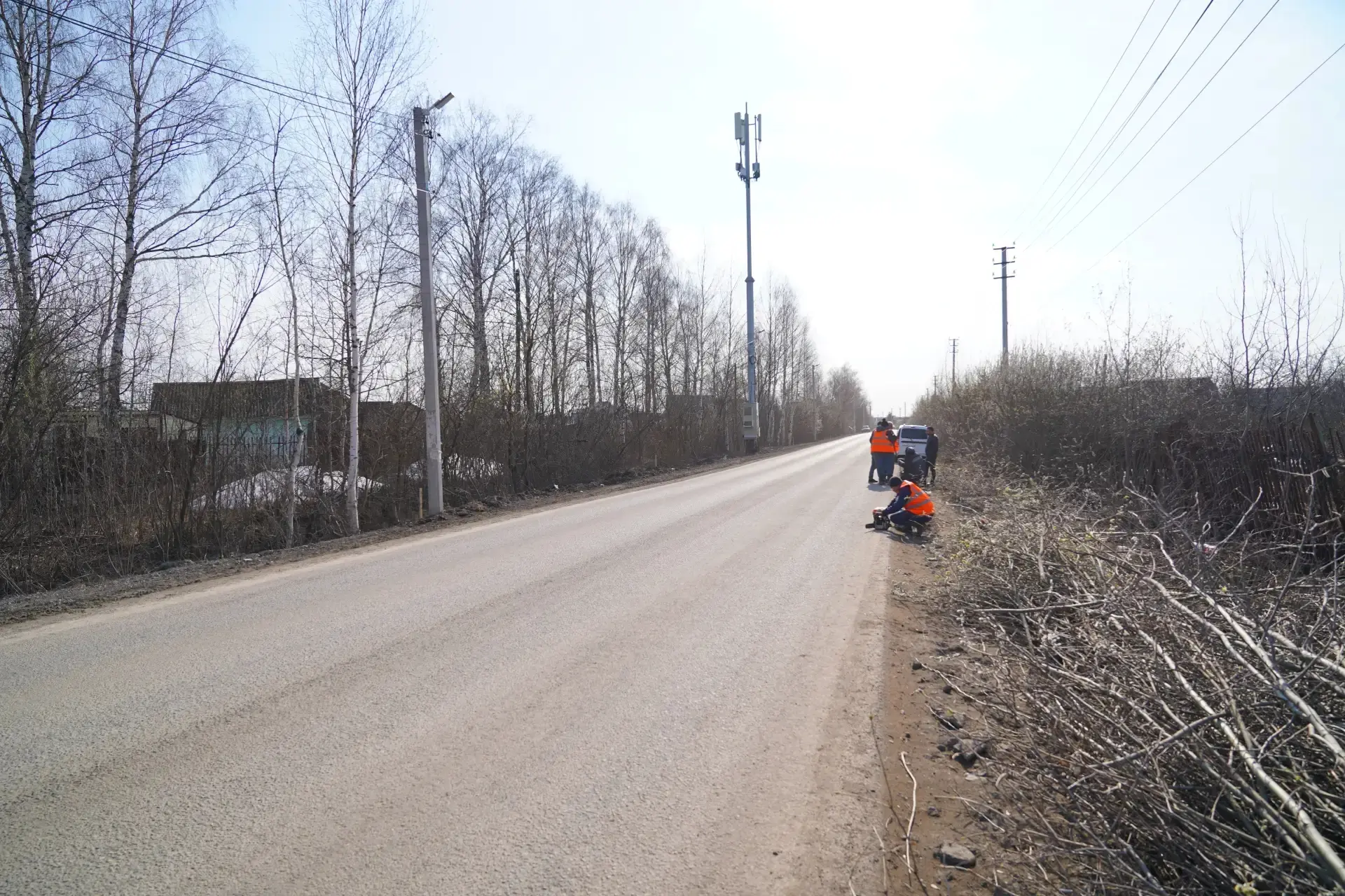 На улице Новоярушкинской возобновлены ремонтные работы На улице Новоярушкинской возобновлены ремонтные работы