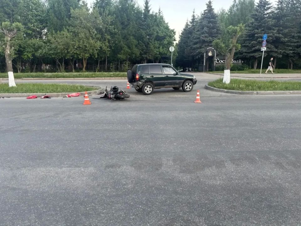 Водитель мотоцикла пострадал в ДТП в Ижевске Водитель мотоцикла пострадал в ДТП в Ижевске