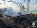 ГРОЗОВОЙ РАЗРЯД СТАЛ ПРИЧИНОЙ ПОЖАРА В ЮКАМЕНСКОМ РАЙОНЕ