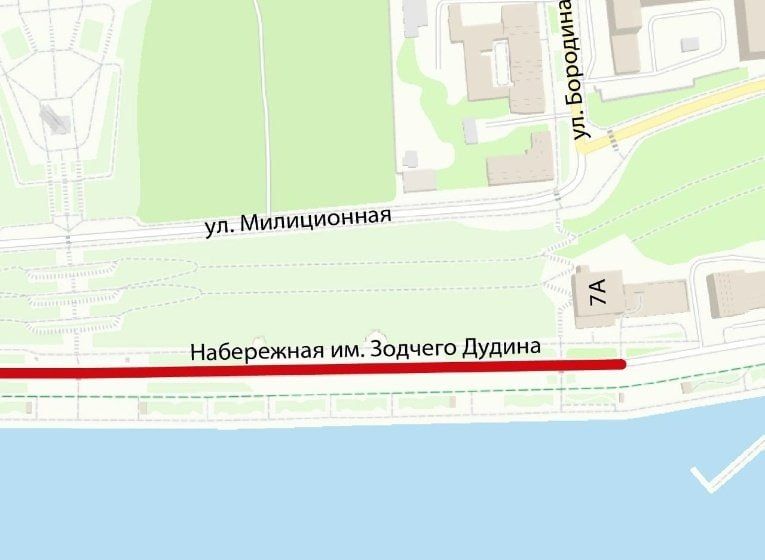 В Ижевске на 11 дней ограничат проезд по Набережной им. Зодчего Дудина, сообщает администрация города