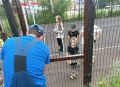 В Воткинске спасатели пришли на помощь детям, которые оказались заперты внутри спортплощадки, сообщает Поисково-спасательная служба Удмуртии