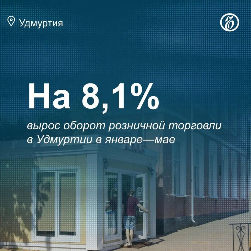 Оборот розничной торговли в Удмуртии достиг 219,3 млрд руб