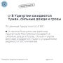 Туман, сильные дожди и грозы!
