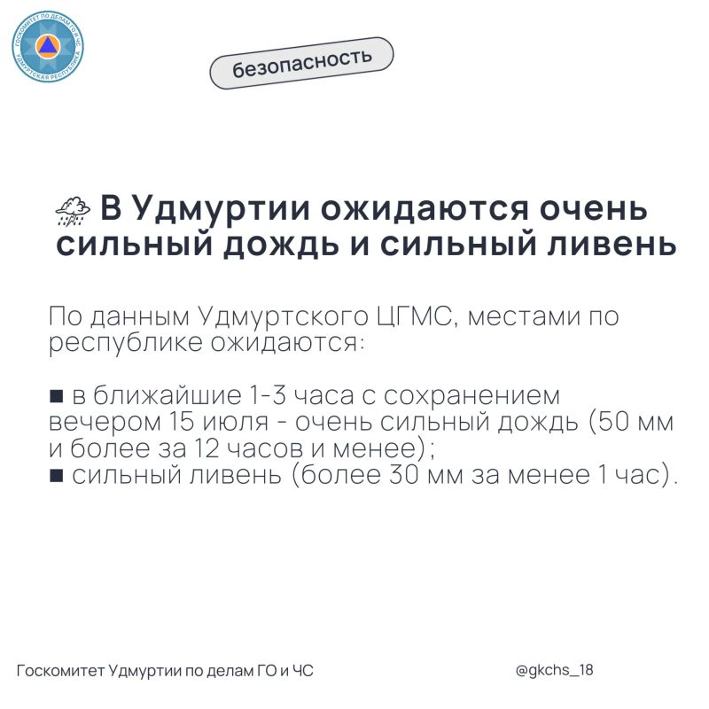 Очень сильный дождь и ливень!