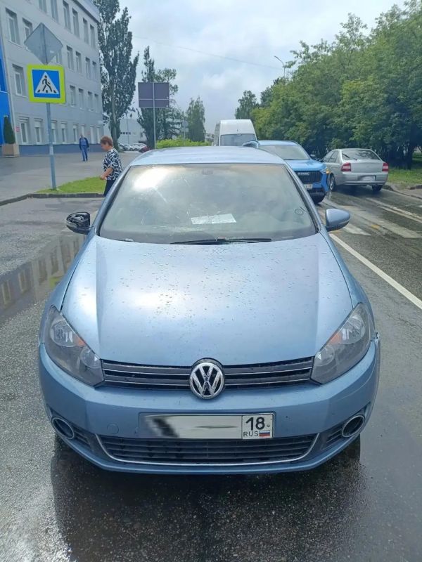 Наезд на пешеходном переходе в Ижевске Наезд на пешеходном переходе в Ижевске