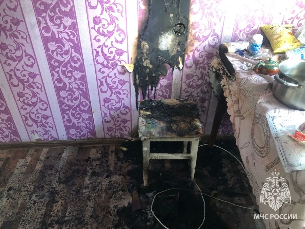 Микроволновка чуть не спалила квартиру в Ижевске