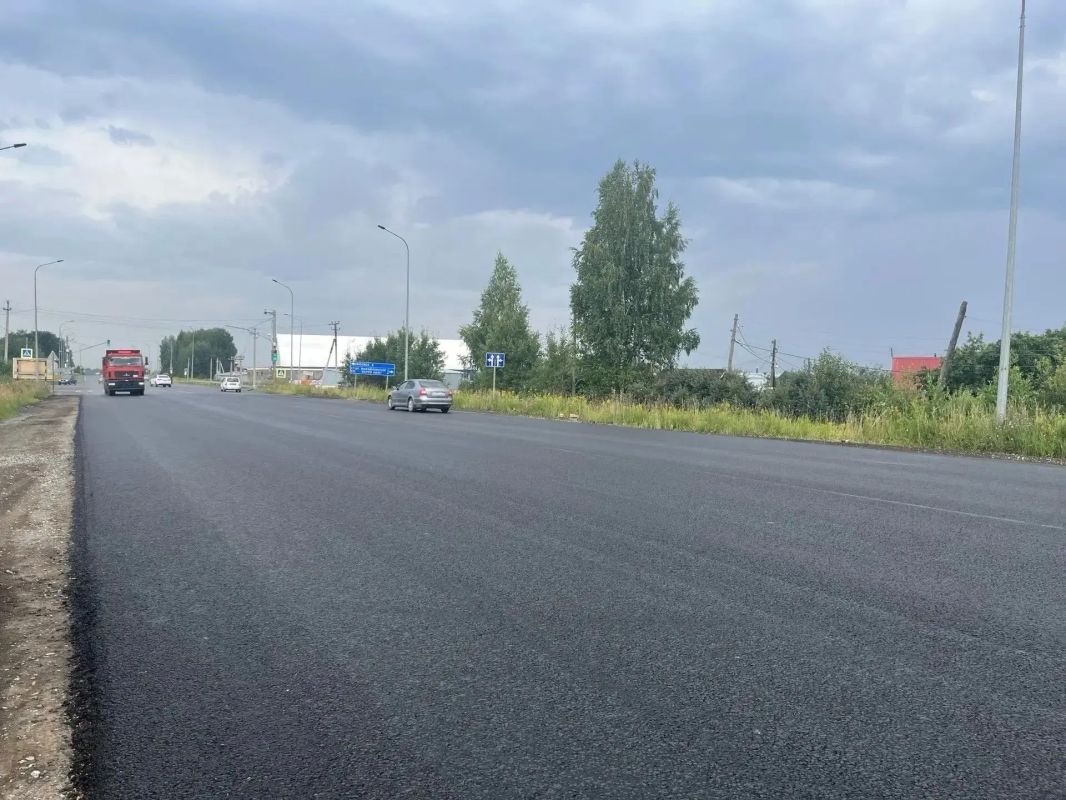 На Окружной дороге города Ижевска отремонтировали остановки На Окружной дороге города Ижевска отремонтировали остановки