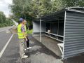 На окружной Ижевска привели в порядок 10 остановочных комплексов