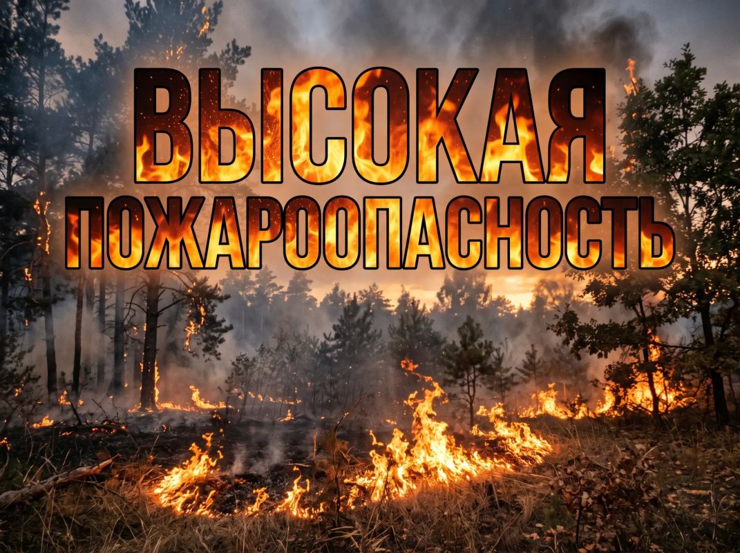 ВЫСОКАЯ ПОЖАРООПАСНОСТЬ ЛЕСОВ И ТОРФЯНИКОВ