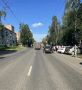 Мотоциклист «бесправник» повредил три автомбиля и получил травмы в результате ДТП