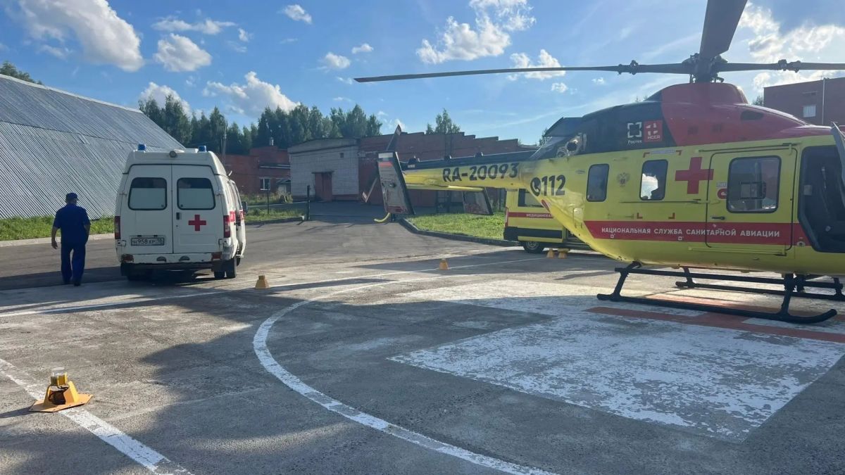 Санавиация спасала жителя Удмуртии с мышиной лихорадкой