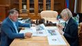 Врио главы Удмуртии Ольга Абрамова обсудила вопросы социально-экономического развития региона с заместителем председателя правительства России Маратом Хуснуллиным, сообщает пресс-служба главы и правительства республики