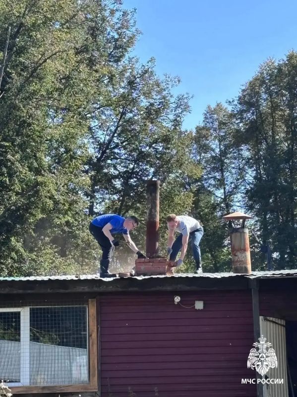 Пожарные из Ижевска разобрали в приюте «Кот и пес» опасную печку и навели порядок Пожарные из Ижевска разобрали в приюте «Кот и пес» опасную печку и навели порядок