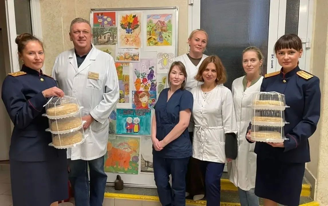 В рамках празднования Международного дня пожилых людей сотрудники следственного управления посетили Республиканский госпиталь для ветеранов войн