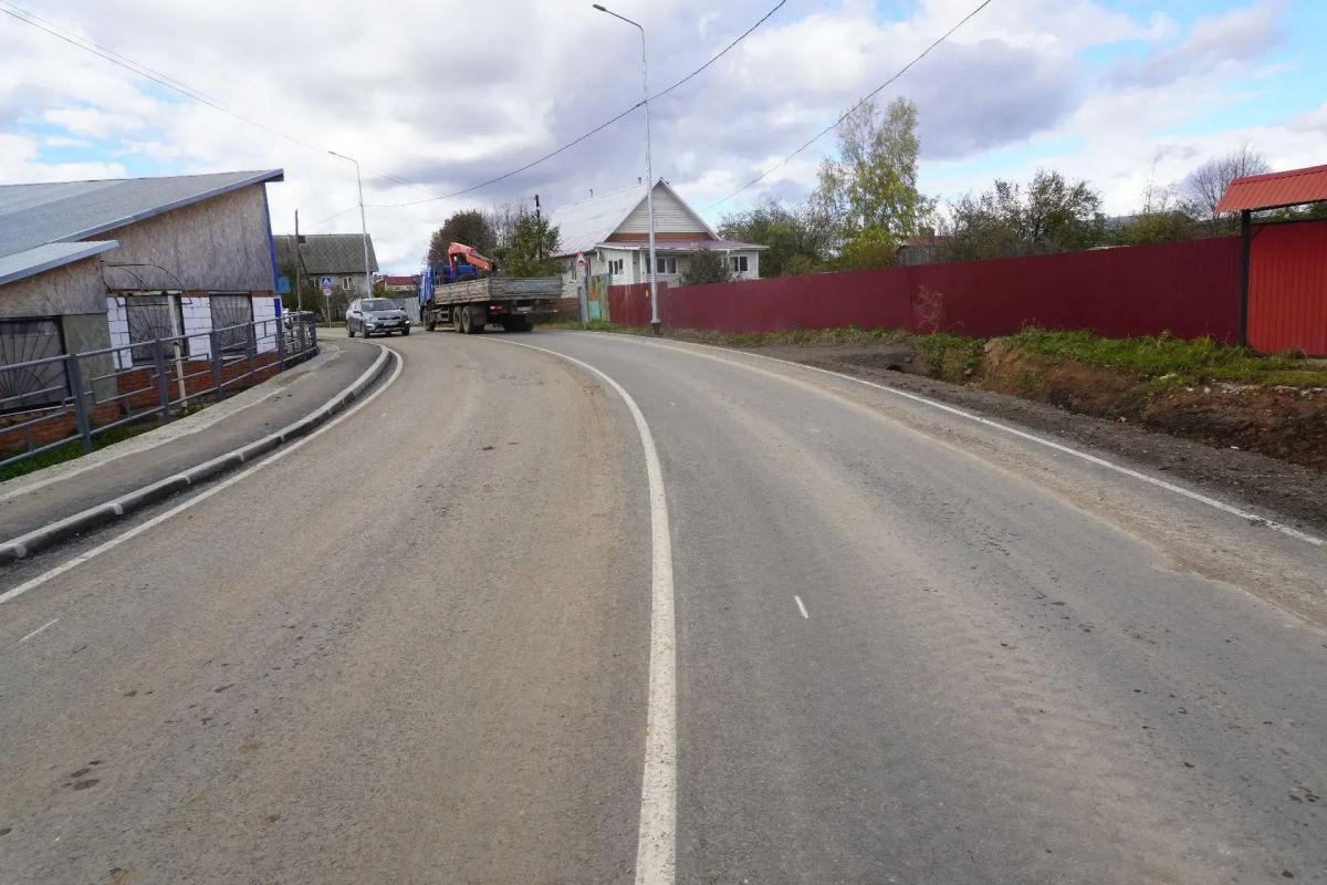 В селе Малая Пурга капитально отремонтировали улицу Труда В селе Малая Пурга капитально отремонтировали улицу Труда