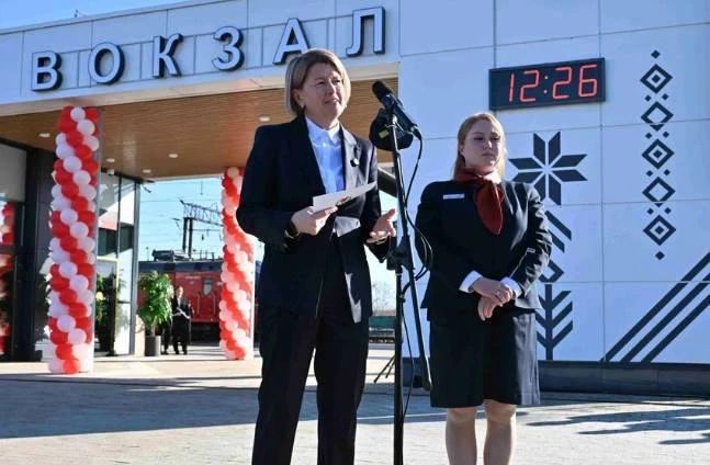 В Удмуртии торжественно открыли новый вокзал на станции Кизнер