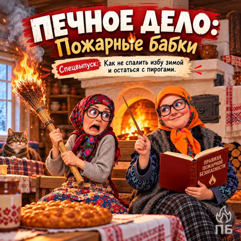 «Авось само выгорит!» — решила Николавна и полезла в печку