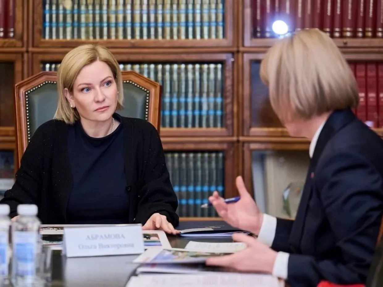 Министр культуры России Ольга Любимова провела рабочую встречу с врио главы Удмуртии Ольгой Абрамовой